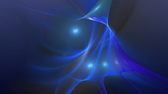 Blue glow abstract Green