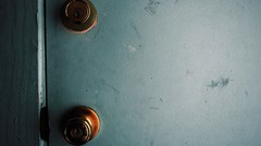 Blue gold door handle door handle