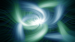 Blue Green abstract image swirls