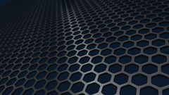 Blue grid Solaris hexagons