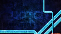 Blue grunge independence day