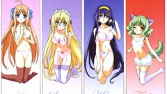 Blue hair green hair