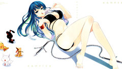 Blue hair kampfer sangou