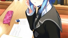 Blue hair Kimi to Issho ni Misumi Chisa