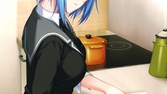 Blue hair Kimi to Issho ni Misumi Chisa