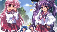 Blue hair komatsu hiiragi