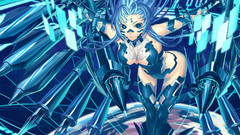 Blue hair pixiv Pixiv-tan