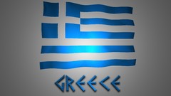 Blue light Greece Flags Greek Greek flag