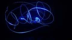 Blue light neon Swirl rave
