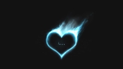 Blue love fire