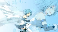 Blue mahou shoujo madoka magica miki sayaka Squartatrice