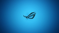 Blue minimalistic asus gradient