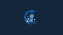 Blue minimalistic korra Avatar: The Legend of Korra