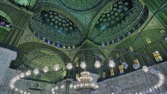 Blue mosque chandelier mosques