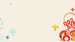 Blue orange colors evangelion