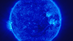 Blue outer Space Stars