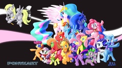 Blue paint rarity my little pony rainbow dash twilight sparkle 