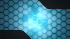 Blue patterns hexagons honeycomb