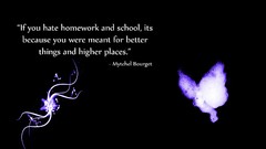 Blue Quotes neon effects