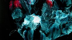 Blue red modern ghostly minimalistic artwork cena