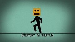 Blue red Music Robots funny dancing lmfao shuffle bot Everyboty