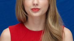 Blue red woman Celebrity Actress blondes taylor swift singers 
