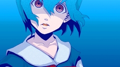 Blue school uniforms schoolgirls