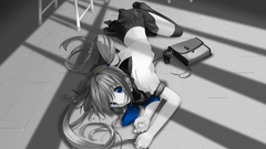 Blue school uniforms selective