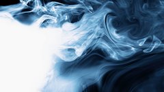 Blue smoke digital art
