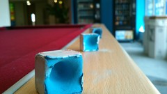 Blue Sony chalk xperia smart phone swimming pools billard teaser