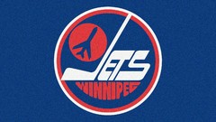 Blue Sports hockey nhl logos ice hockey Winnipeg Jets 80s