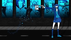 Blue text glasses Manga five meganekko Five (manga)