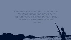 Blue text Guns Quotes Anthony Swofford