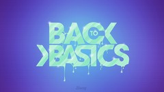 Blue text simple back Basic saying