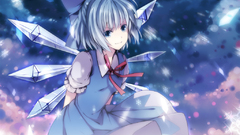 Blue touhou cirno Fairies