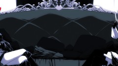 Blue touhou red maids