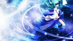 Blue touhou Stars blue