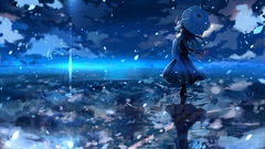 Blue touhou yakumo yukari