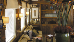 Blue train Car The club smoking high has