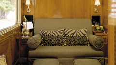 Blue view train bed day The luxury double