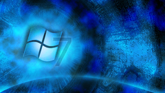 Blue windows 7 microsoft