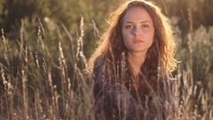 Blue woman brunettes lip gloss The Catcher in the Rye