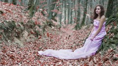 Blue woman fairy tale brunettes lip gloss