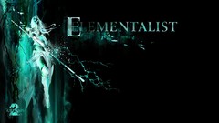 Blue woman game storm black background elements staff video 