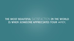 Blue work text Typography minimalistic simply Quotes 