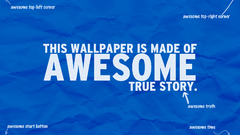 Blueprints awesomeness blue background