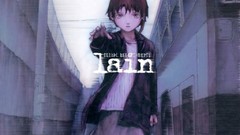 Blurred anime girls brown eyes brunettes serial experiments 