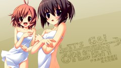 Blush anime girls towels koiiro soramoyou itou mikoto hattori 