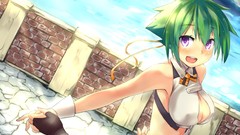 Blush aquarion evol green hair purple eyes zessica wong big 