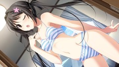 Blush long hair lingerie game cg swimsuits Mikoto Akemi 